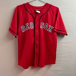 Majestic Red Rox Manny Ramirez Jersey youth 14/16